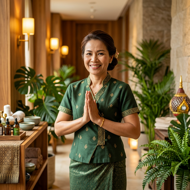 Thai massage therapist